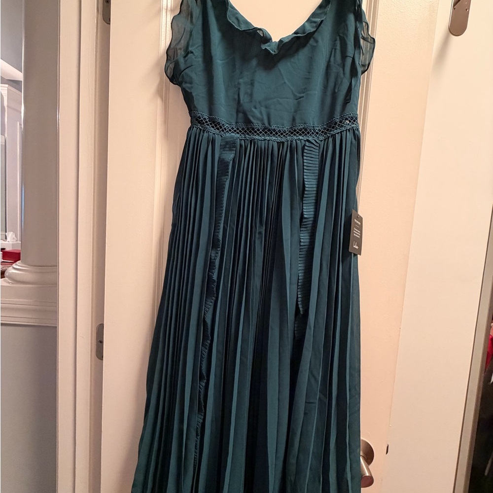 Lulus Elegant Teal Evening Gown